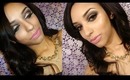 How to: Dramatic Gold/Black Smokey Eyes Makeup Look