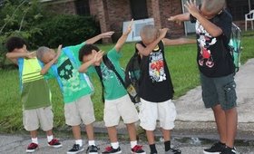 Kids Saying A DAB Goodmorning Heyyyy;) MY boys
