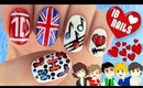 1D Nails - One Direction Nail Art