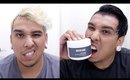 How To Color Platinum Blonde Hair To Black Hair in 10 Minutes
