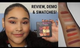 NEW Huda Beauty Warm Brown Obsessions Palette Review, Demo and Swatches | Lyiah xo