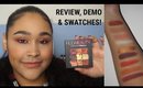 NEW Huda Beauty Warm Brown Obsessions Palette Review, Demo and Swatches | Lyiah xo