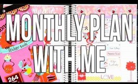 Erin Condren Monthly Plan with Me | February 2017