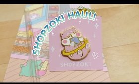 SHOP ZOKI HAUL! - Cute stationery, Pins, and Glass straw?! (Plus, Black Friday exclusive!)