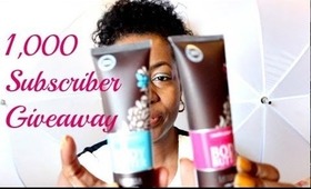 Giveaway: 1,000 Subscriber Thank You
