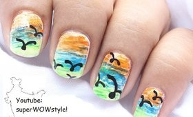 Indian Independence Day Nail Art