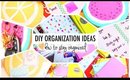 DIY School/Life Organization Ideas