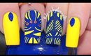 Hand Painted Tribal Nail Art Tutorial