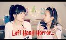 Non-Dominant/Opposite Hand Makeup Challenge! ft. Chita ⎮ Amy Cho