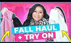 FALL CLOTHES HAUL + TRY ON! | Target, Vici Collection, Amazon, WOMN
