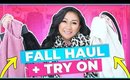 FALL CLOTHES HAUL + TRY ON! | Target, Vici Collection, Amazon, WOMN