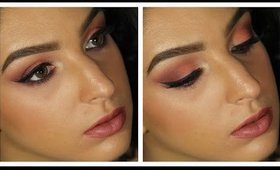 Pink & Burgundy Makeup Tutorial ♥