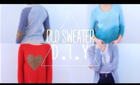 4 Easy DIY Sweaters for Fall!