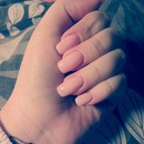 Baby pink nails