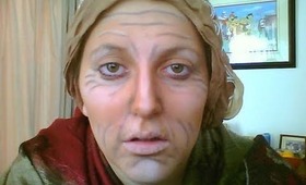 old lady makeup for halloween