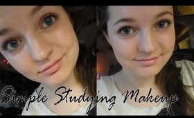 Simple Studying Makeup ♡ Get Ready With Me