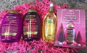 OGX Dreamy Hydration + Pink Sugar Plum Review and MORE!