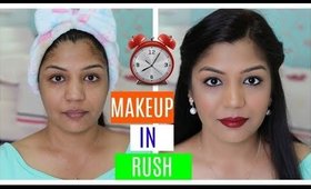 Makeup In Rush (HINDI MAKEUP VIDEO) | SuperPrincessjo