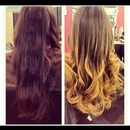 Before & After Ombré 