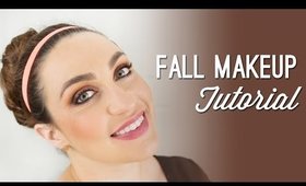Fall Look Tutorial with Makeup Geek Shadows