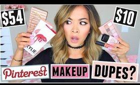 Pinterest MAKEUP DUPES Tested!