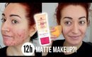 12 HOUR MATTE FOUNDATION? Essence All About Matt Review (Oily/Acne Prone Skin) | Jess Bunty
