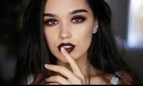 Monochromatic Vampy Makeup Tutorial