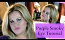 Purple Smoky Glam Eye Makeup Tutorial + Open Giveaway