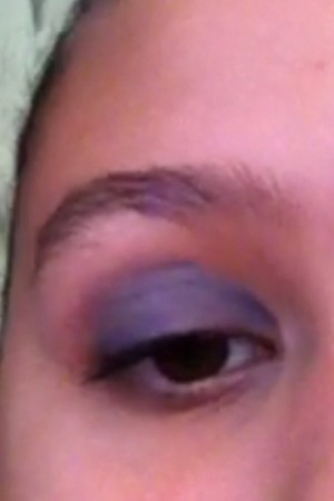 Great for any occasion 
1. Take any teal color ( for this look I used a teal from a cover girl quad call tropical fusion) and apply it in your crease.
2. Take any deep purple ( I used a Matrix EyeSilk in Grapevine) apply below the teal
3. Take any matte white eyeshadow ( I used a Matrix EyeSilk in Enlightened) and apply it below the deep purple.
4. Blend all of these color with a fluffy blending brush until you reached your desire color ( meaning if you want a darker look or lighter look)
5. Apply a blue or purple pencil eyeliner.

Enjoy this look