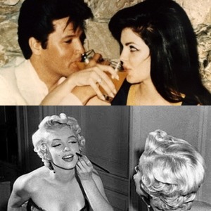 Priscilla Presley for hair and Marilyn Monroe for makeup :)