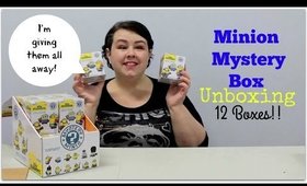 Minion Mystery Box Unboxing & Giveaway 12 Boxes!