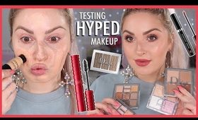 Testing HYPED Makeup 💕🤯 Full Face LUXURY & HIGH END First Impressions