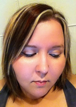 New hair color.... the camera did not do my hair justice! The brown is actually a really deep red color. I am loving it.