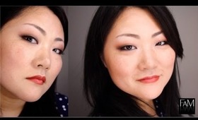 FALL SMOKEY LOOK   TANGERINE TANGO FOR ASIAN MONOLID