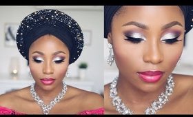 NIGERIAN BRIDAL/PARTY/GELE MAKEUP TUTORIAL | DIMMA UMEH