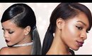 Rihanna Inspired Swoop Ponytail (for Short Hair) with BetterLength Clip-Ins