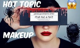 American Horror Story: Fear Has A Face Eyeshadow Palette ♡ Hot Topic Makeup Cotton Tolly