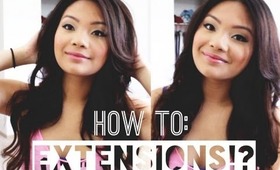 My Hair Extensions & How I Style Them | missilenejoy