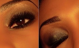 [RE UPLOAD] PARTY MAKEUP FOR NEW YEAR'S/Holidays Black smokey eyes TUTORIAL 2013 to 2014