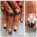 3D butterfly nails 