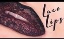 LIP ART MAKEUP - 'Lace Lips' Creative Makeup Tutorial