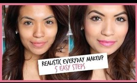 Realistic Every Day Makeup | 5 Easy Steps! Belinda Selene