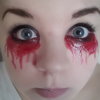 My first horror makeup #halloween