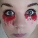 My first horror makeup #halloween