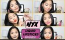 NYX Liquid Suede Lipsticks Review | Swatches Diana Saldana