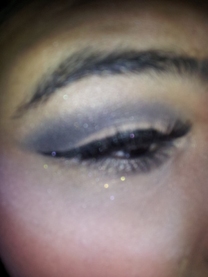 A Nice Grey And Beige Shimmery Eye (;