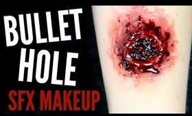 Bullet Hole SFX Makeup Tutorial