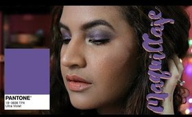 PANTONE Ultra Violet Maquillaje para las fiestas | Zaha Cassis