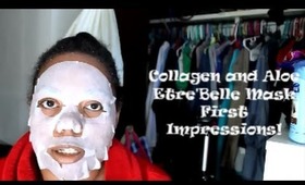 Collagen and Aloe Mask Application & First Impresssion