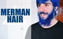 MERMAN HAIR | Barba y pelo azul